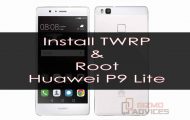 Install TWRP Recovery and Root Huawei P9 Lite