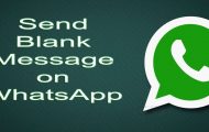 How to Send Blank / Empty Message on WhatsApp Messenger