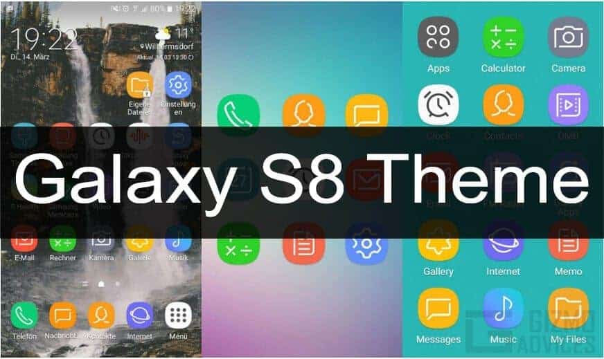 Samsung Galaxy S8 Theme