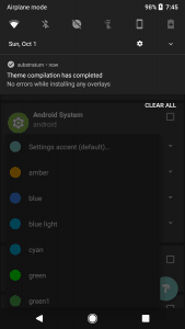 Best Substratum Themes - Android Oreo Default Dark Theme for Substratum