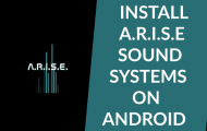 Install ARISE Sound Systems