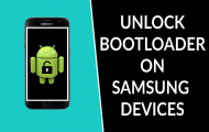 Unlock samsung bootloader